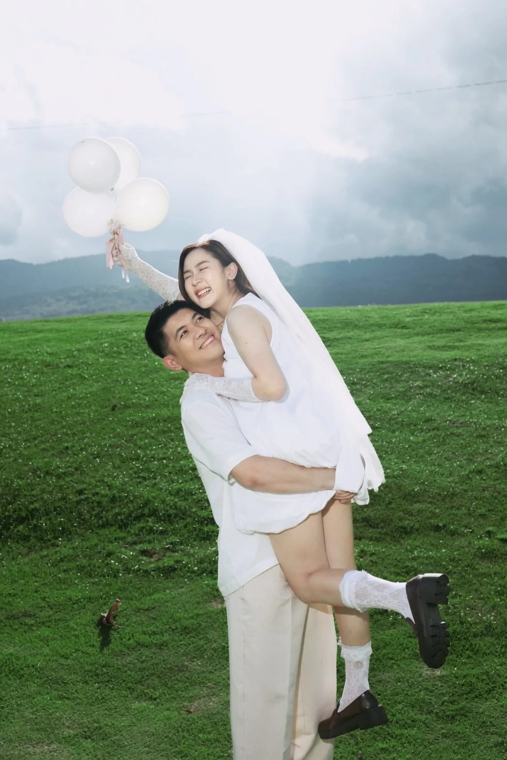 ภาพพรีเวดดิ้งกล้วยและก้าว: วันที่เต็มไปด้วยเสียงหัวเราะ